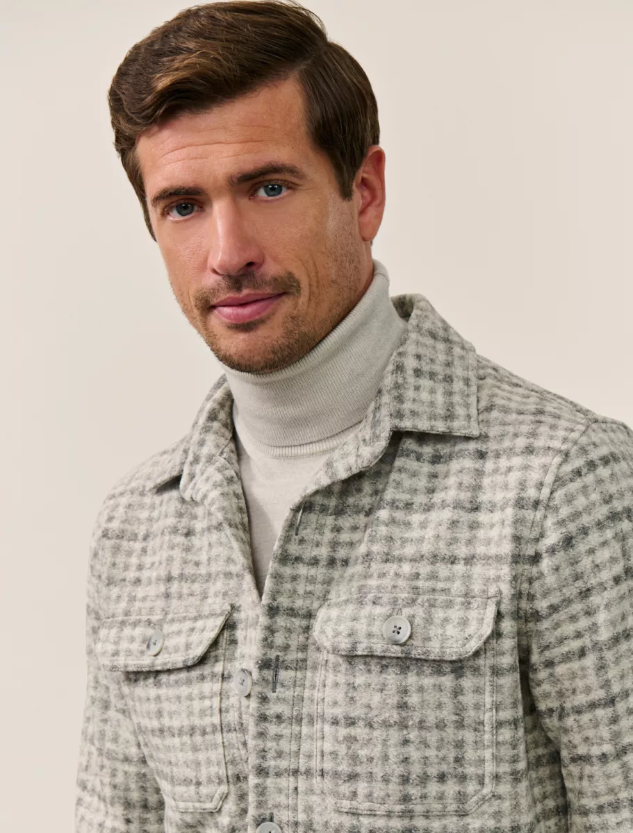 Cavallaro | Fabrio Overshirt | Grijs | 123255018 4 Cavallaro Cavallaro | Fabrio Overshirt | Grijs | 123255018