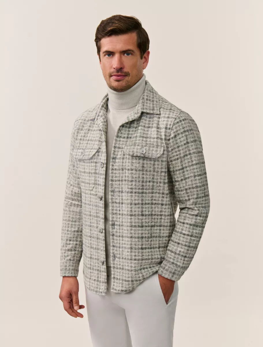 Cavallaro | Fabrio Overshirt | Grijs | 123255018 1 Cavallaro Cavallaro | Fabrio Overshirt | Grijs | 123255018