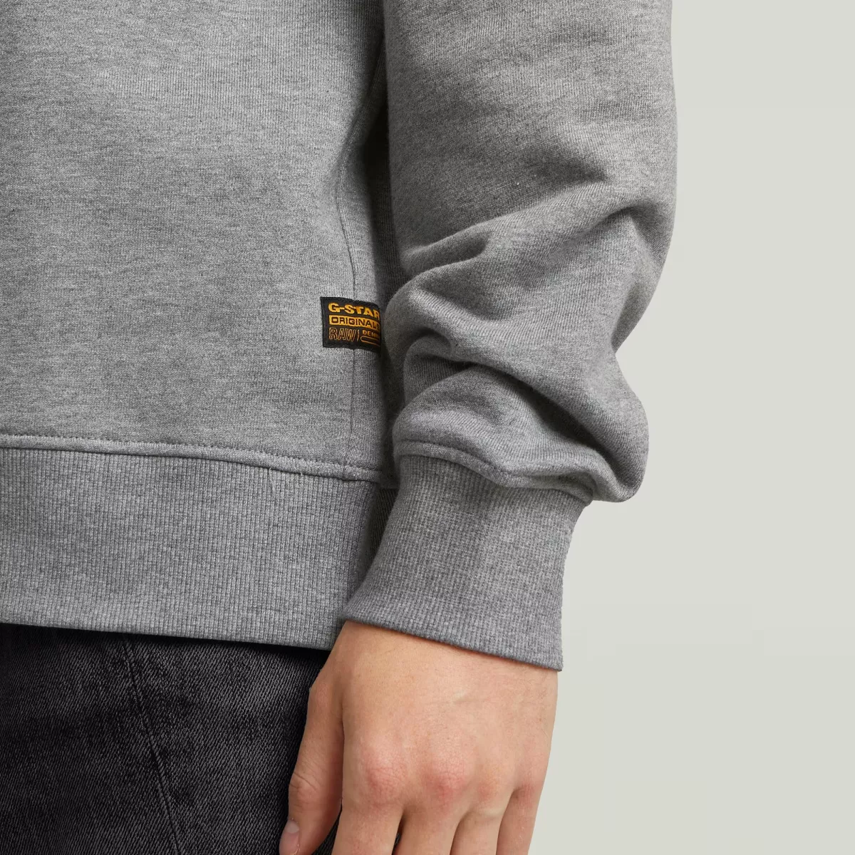 G-Star | Sweater | Grijs | Applique 4 G-Star G-Star | Sweater | Grijs | Applique