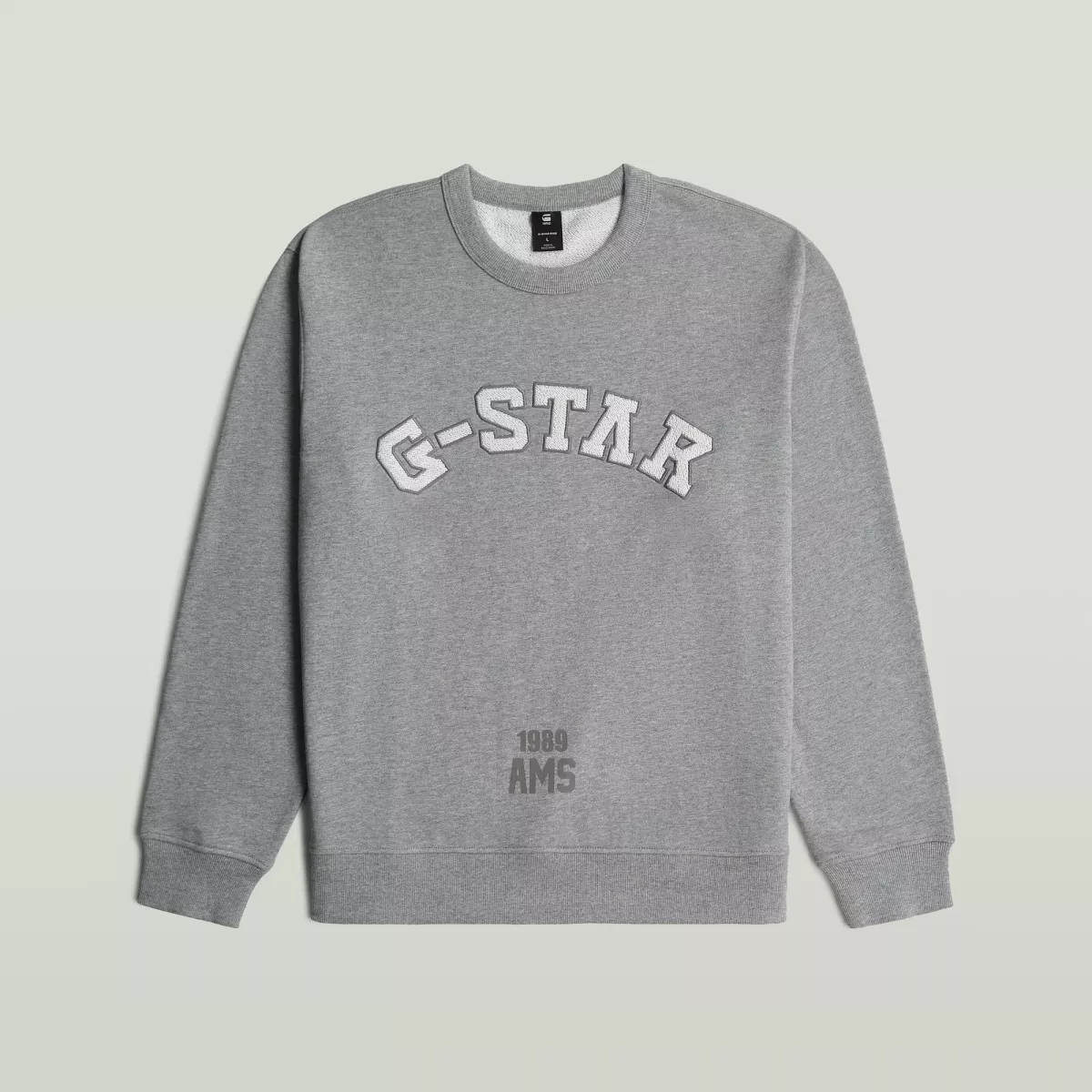 G-Star | Sweater | Grijs | Applique 1 G-Star G-Star | Sweater | Grijs | Applique
