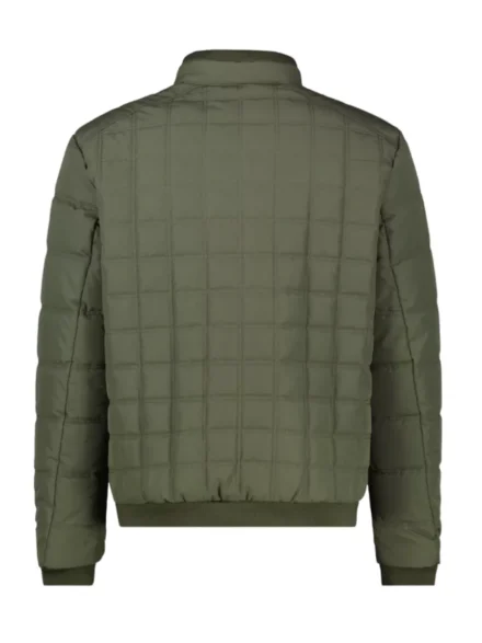 Lerros Lerros Zomerjas | Fancy Quilt Blouson | Donkergroen |