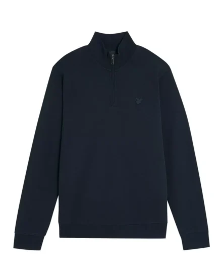 Lyle & Scott Lyle & Scott | Sweats | Blauw | Superfine Quarter zip