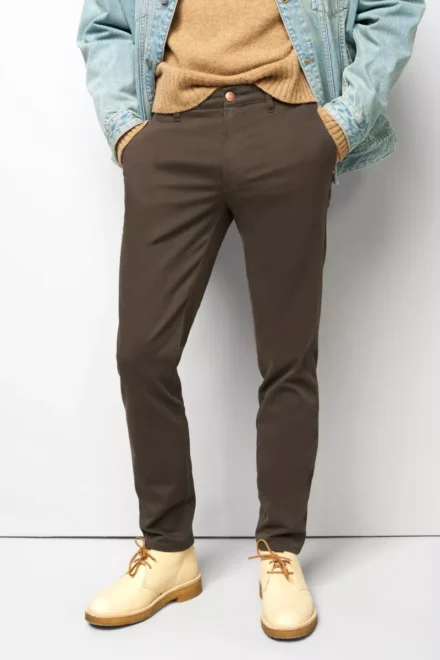 Meijer Meijer | Chino | Jersey look | Bruin | 6502 - Move