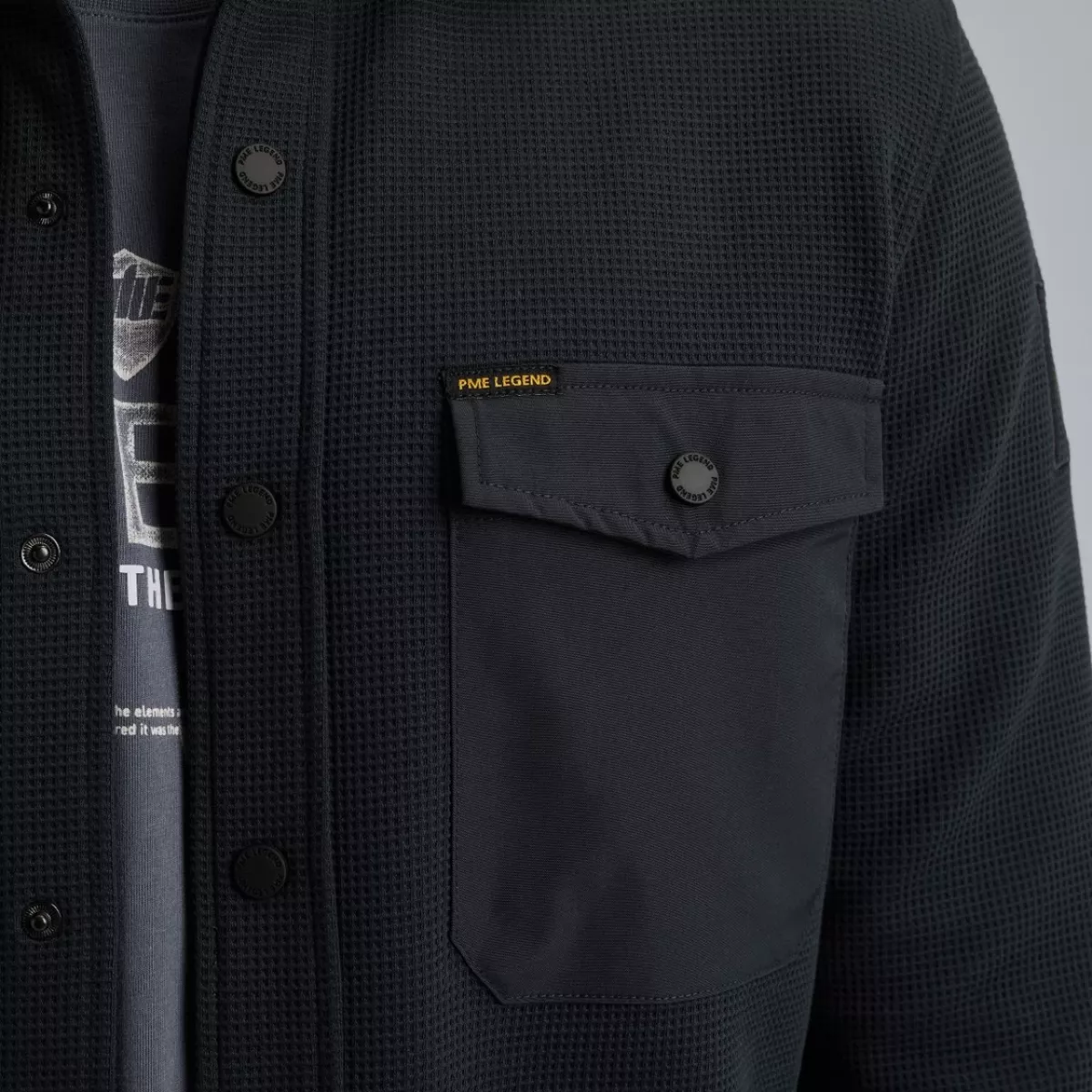 PME-JEANS | Shirts lm katoen | Blauw | PSI2511246 4 PME-JEANS PME-JEANS | Shirts lm katoen | Blauw | PSI2511246