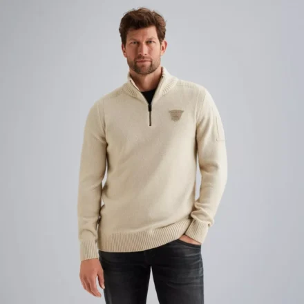 PME-Legend PME-Legend | Truien met halve rits | Beige |
