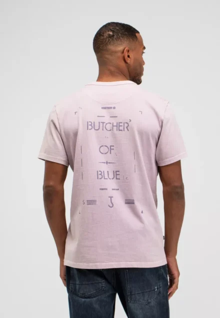 butcher of blue butcher of blue | T-shirts| Paars/ Lichtroze | Army Stencil Tee