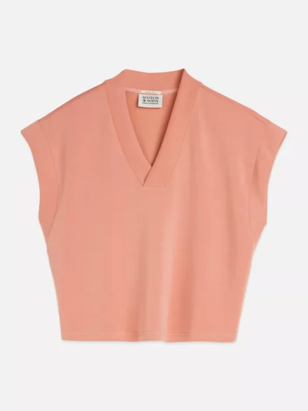 Scotch & Soda Scotch & Soda | T-shirt met V hals | Roze | U9E01312T