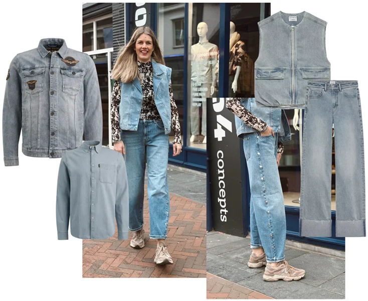 Denim all the way fotocollage