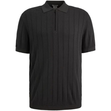 Cast Iron Cast Iron | Polo met ritssluiting | Grijs | CPSS2602855