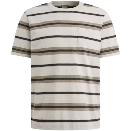 Cast Iron Cast Iron | T-shirts gestreept | Wit | CTSS2602508