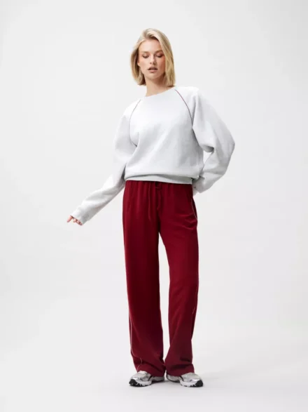 Catwalk Junkie Catwalk Junkie | Sweater | Grijs | graphic sweater wit piping