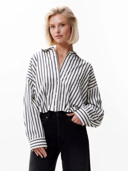 Catwalk Junkie Catwalk Junkie | Blouse | Wit | Tuck in blouse