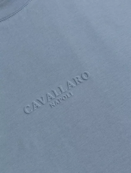 Cavallaro Cavallaro | T-shirts | Blauw | Bari Tee