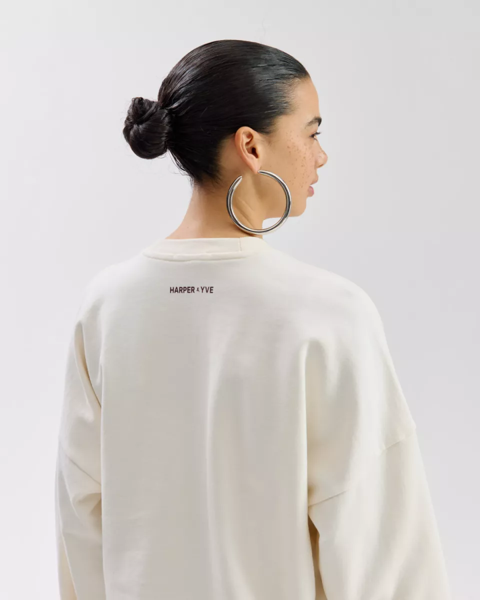 Harper and Yve | Sweater | Wit | Bandida-SW 6 Harper and Yve Harper and Yve | Sweater | Wit | Bandida-SW