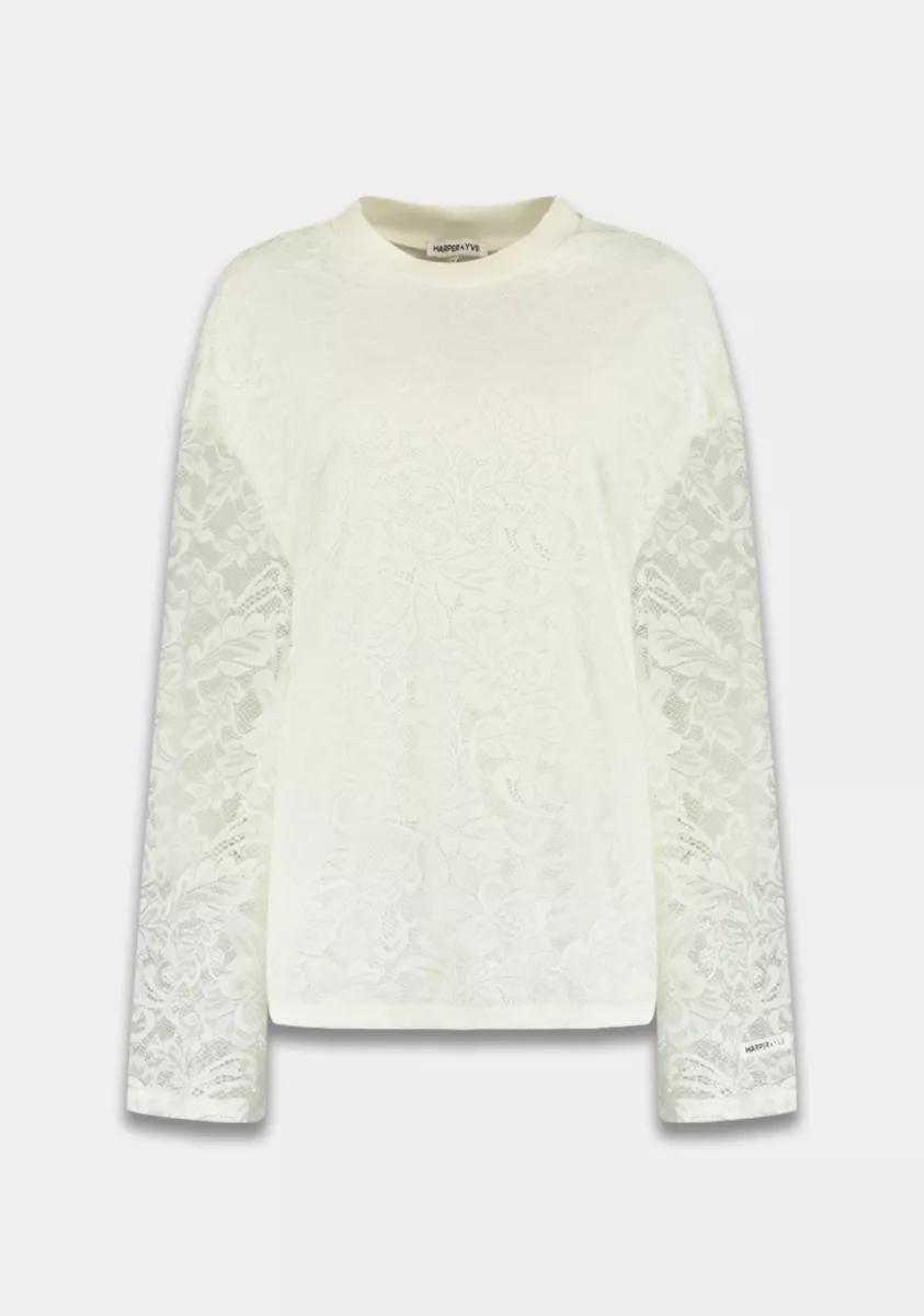 Harper and Yve | Shirt lange mouw | Wit | Elena-LS 1 Harper and Yve Harper and Yve | Shirt lange mouw | Wit | Elena-LS