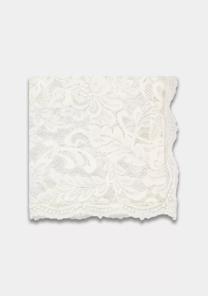 Harper and Yve | Sjaal | Wit | Lace-Scarf 1 Harper and Yve Harper and Yve | Sjaal | Wit | Lace-Scarf