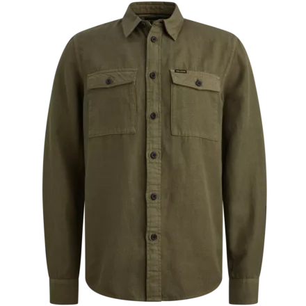 PME-Legend PME-Legend | Overhemd van katoen/linnen | Groen | PSI2602208