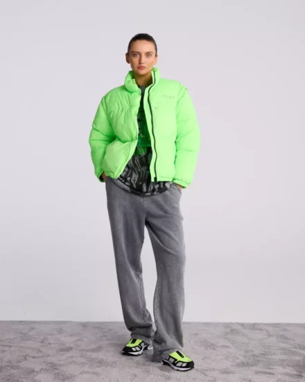 Stieglitz Stieglitz | Jas kort | Groen | Charo Puffer