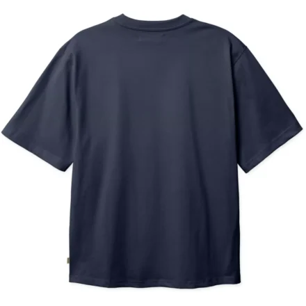 Woodbird Woodbird | T-shirts rh | Blauw | Baine Base tee