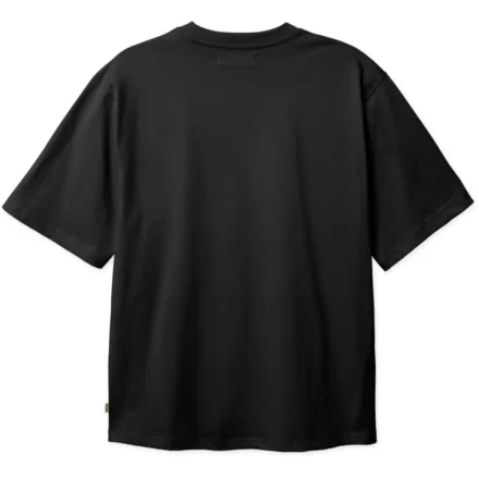 Woodbird Woodbird | T-shirts rh | Zwart | Baine Base tee