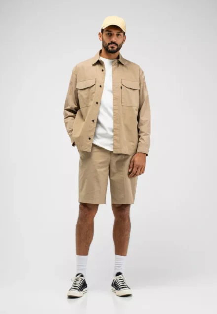 butcher of blue butcher of blue | Overshirt| Beige | Dan Cotton Overshirt