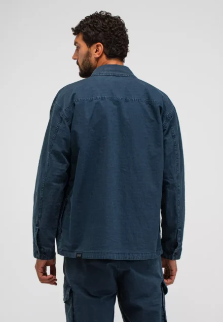 butcher of blue butcher of blue | Overshirt | Blauw | Dan ripstop overshirt