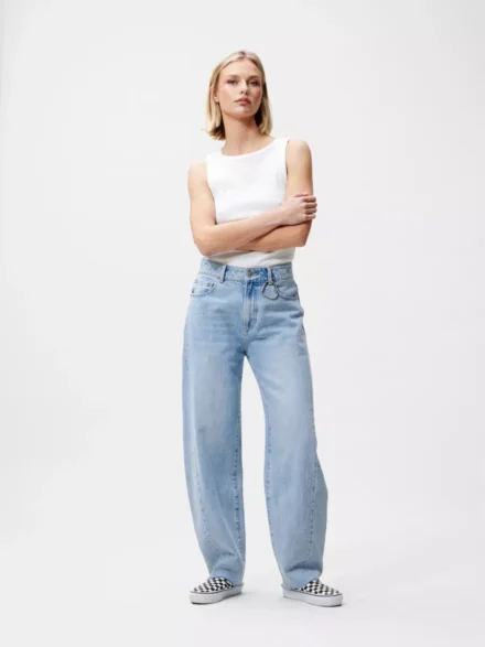Catwalk Junkie Catwalk Junkie | Denim wijd | Blauw | Super barrel fit jeans