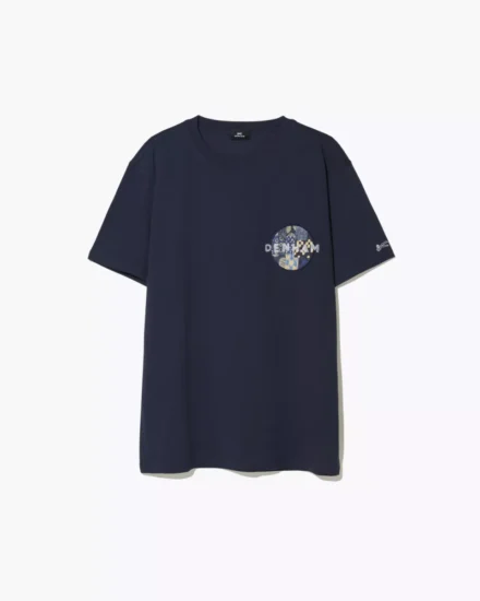 Denham Denham | T-shirt | Blauw | boro classic tee ss