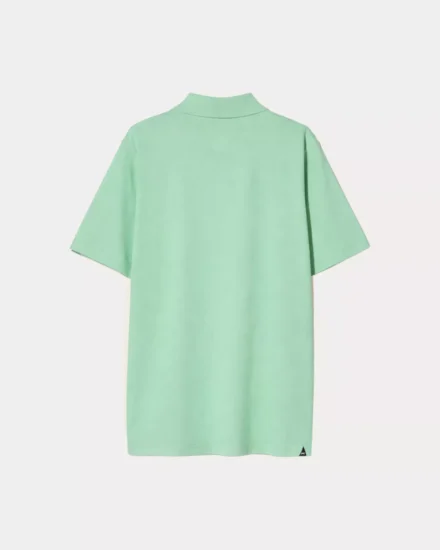 Denham Denham | Polo | Groen | scissor open collar polo