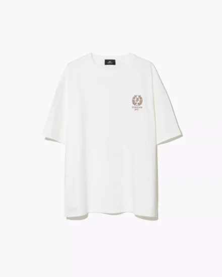 Denham Denham | T-shirts rh | Wit | seal graphic tee ss