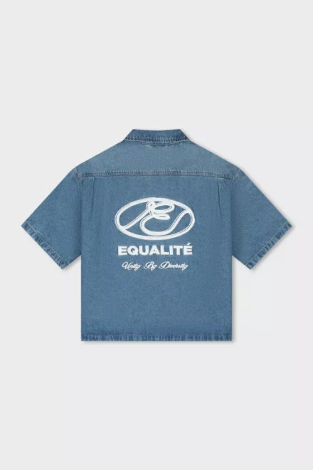 Equalité Equalité | Jas kort | Blauw | Arid Boxy Denim Jacket