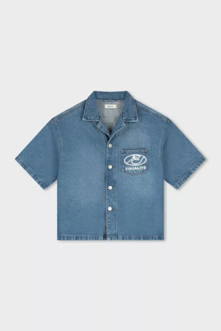 Equalité Equalité | Jas kort | Blauw | Arid Boxy Denim Jacket