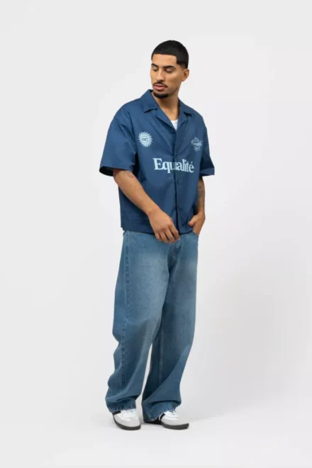 Equalité Equalité | Shirt korte mouw | Blauw | Ash Boxy shirt