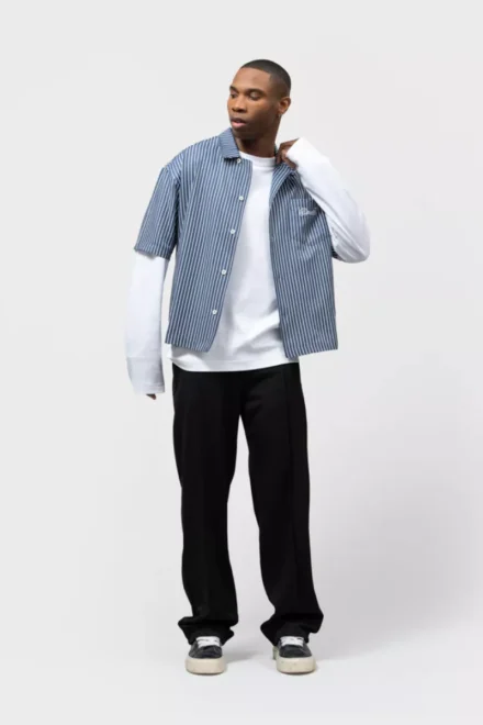 Equalité Equalité | Shirt | Blauw | Sky boxy shirt