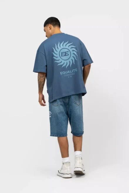 Equalité Equalité | T-shirt | Blauw | Sunny Boxy Fit Tee