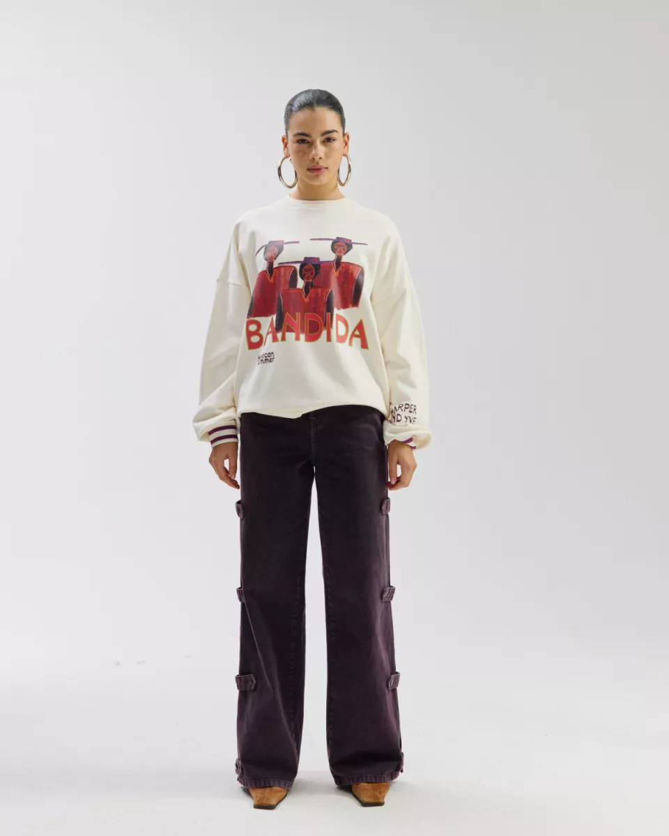 Harper and Yve | Sweater | Wit | Bandida-SW 3 Harper and Yve Harper and Yve | Sweater | Wit | Bandida-SW