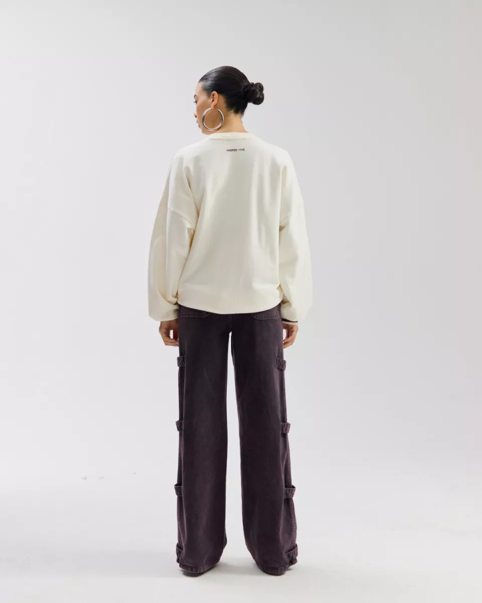 Harper and Yve | Sweater | Wit | Bandida-SW 4 Harper and Yve Harper and Yve | Sweater | Wit | Bandida-SW