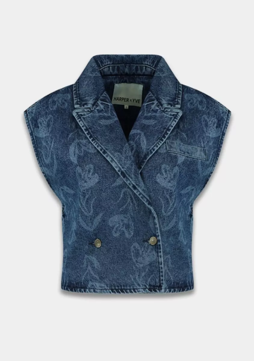 Harper and Yve | Gilet | Blauw | Esmee 2 Harper and Yve Harper and Yve | Gilet | Blauw | Esmee