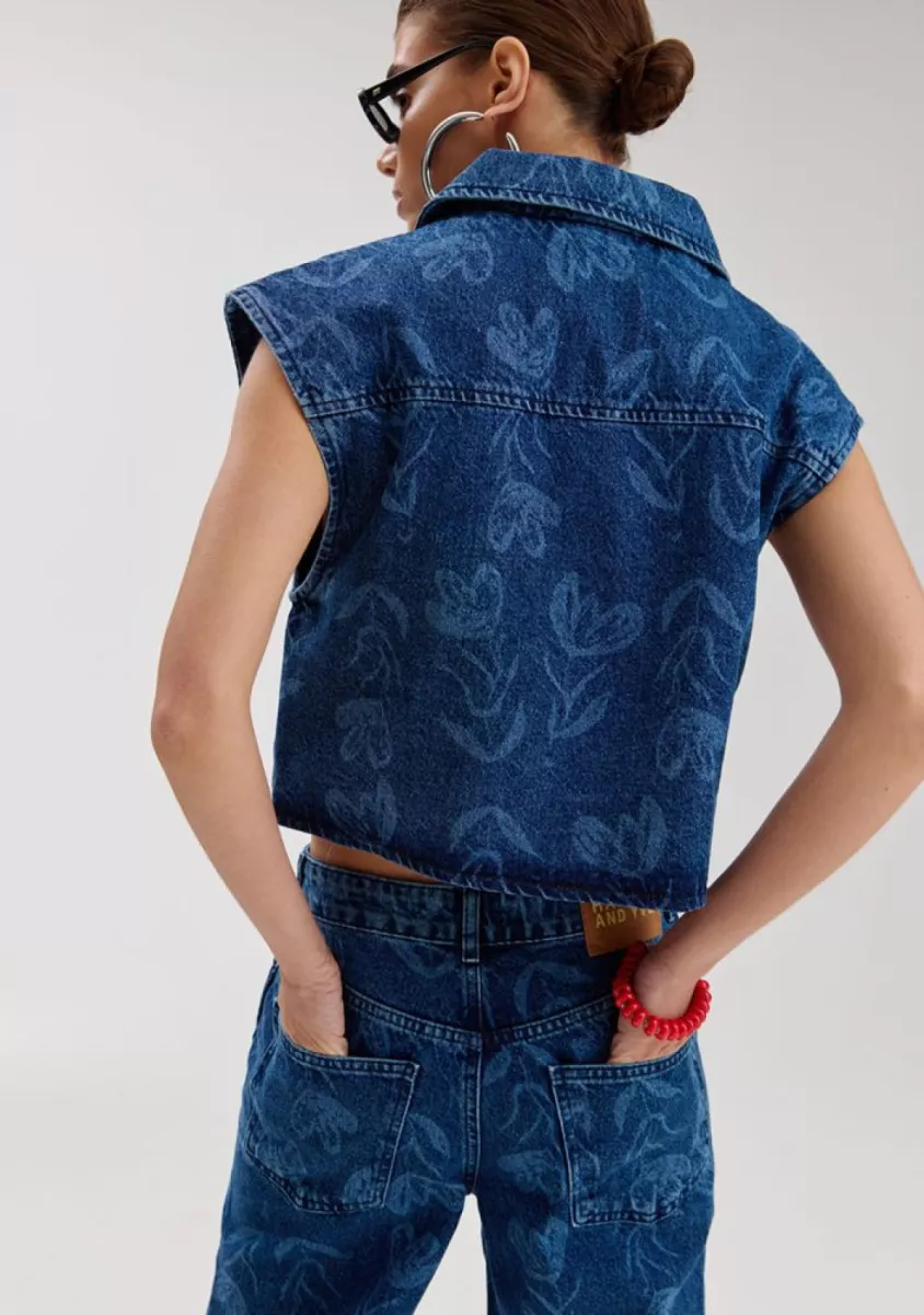 Harper and Yve | Gilet | Blauw | Esmee 5 Harper and Yve Harper and Yve | Gilet | Blauw | Esmee