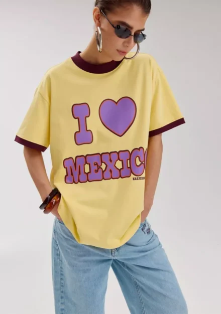Harper and Yve Harper and Yve | T-shirt rh | Geel | Mexico-ss