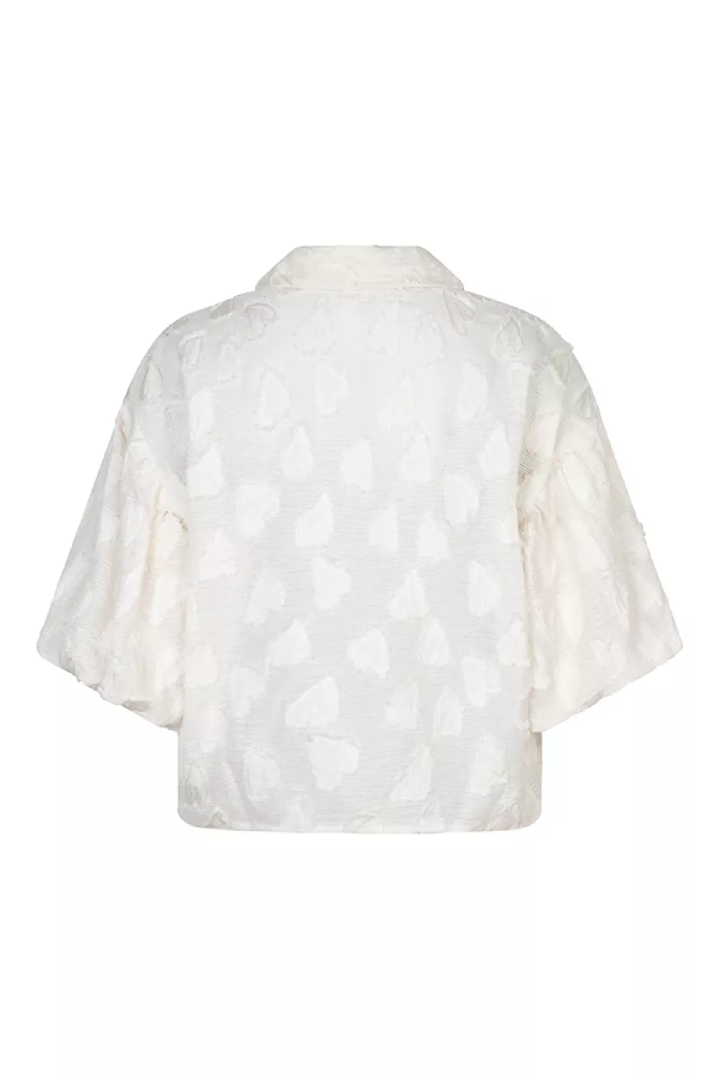 Lofty Manner | Blouse korte mouw | Wit | Blouse Juna 3 Lofty Manner Lofty Manner | Blouse korte mouw | Wit | Blouse Juna