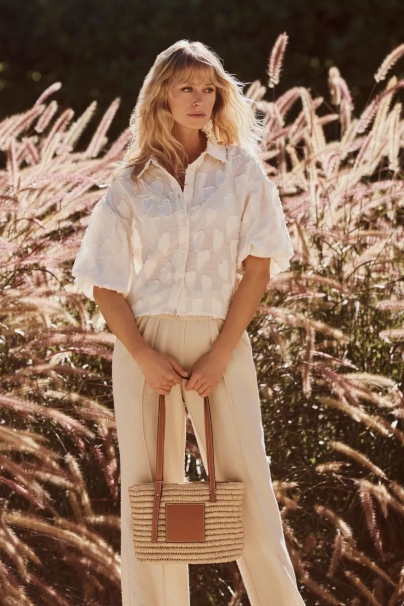 Lofty Manner | Blouse korte mouw | Wit | Blouse Juna 6 Lofty Manner Lofty Manner | Blouse korte mouw | Wit | Blouse Juna