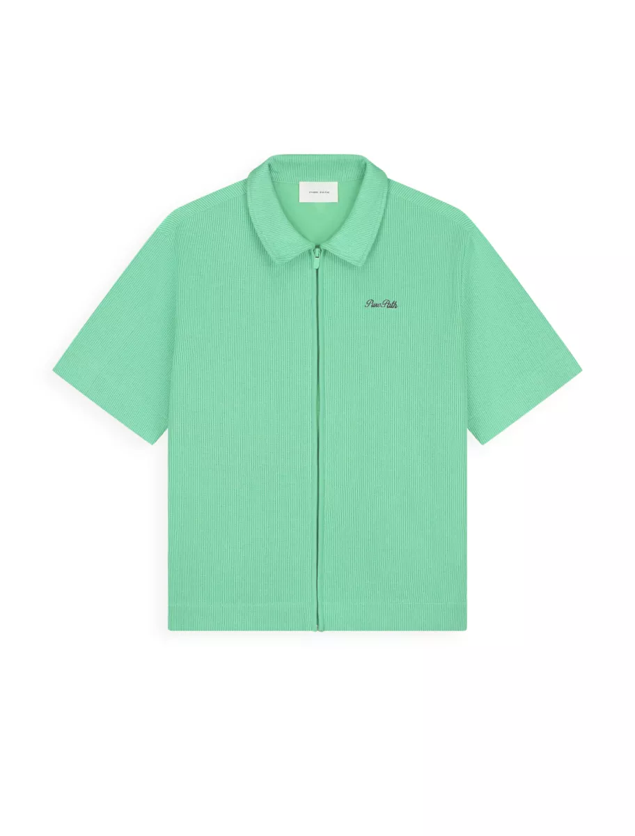 Pure Path | Overshirt korte mouw | Blauw | 26010222 2 Pure Path Pure Path | Overshirt korte mouw | Blauw | 26010222