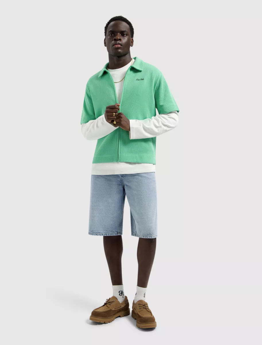 Pure Path | Overshirt korte mouw | Blauw | 26010222 4 Pure Path Pure Path | Overshirt korte mouw | Blauw | 26010222