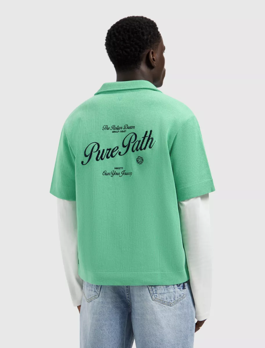 Pure Path | Overshirt korte mouw | Blauw | 26010222 5 Pure Path Pure Path | Overshirt korte mouw | Blauw | 26010222