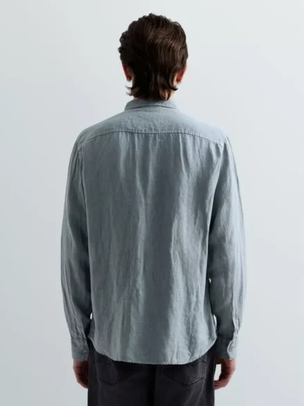 Replay Replay | Linnen overhemd lange mouw | Blauw | M4159.81388B.211