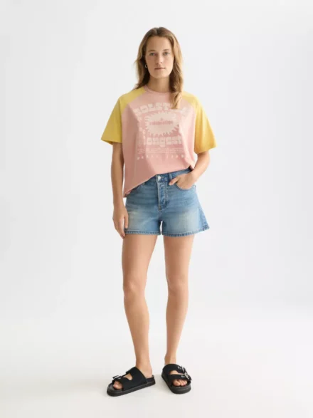 Scotch & Soda Scotch & Soda | T-shirt | Roze | U9B01308T