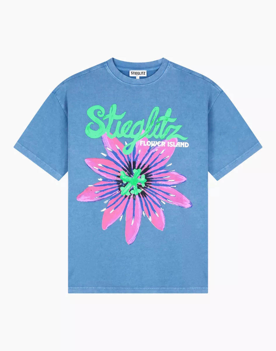 Stieglitz | T-shirt | Blauw | Elida Oversized T-shirt 2 Stieglitz Stieglitz | T-shirt | Blauw | Elida Oversized T-shirt