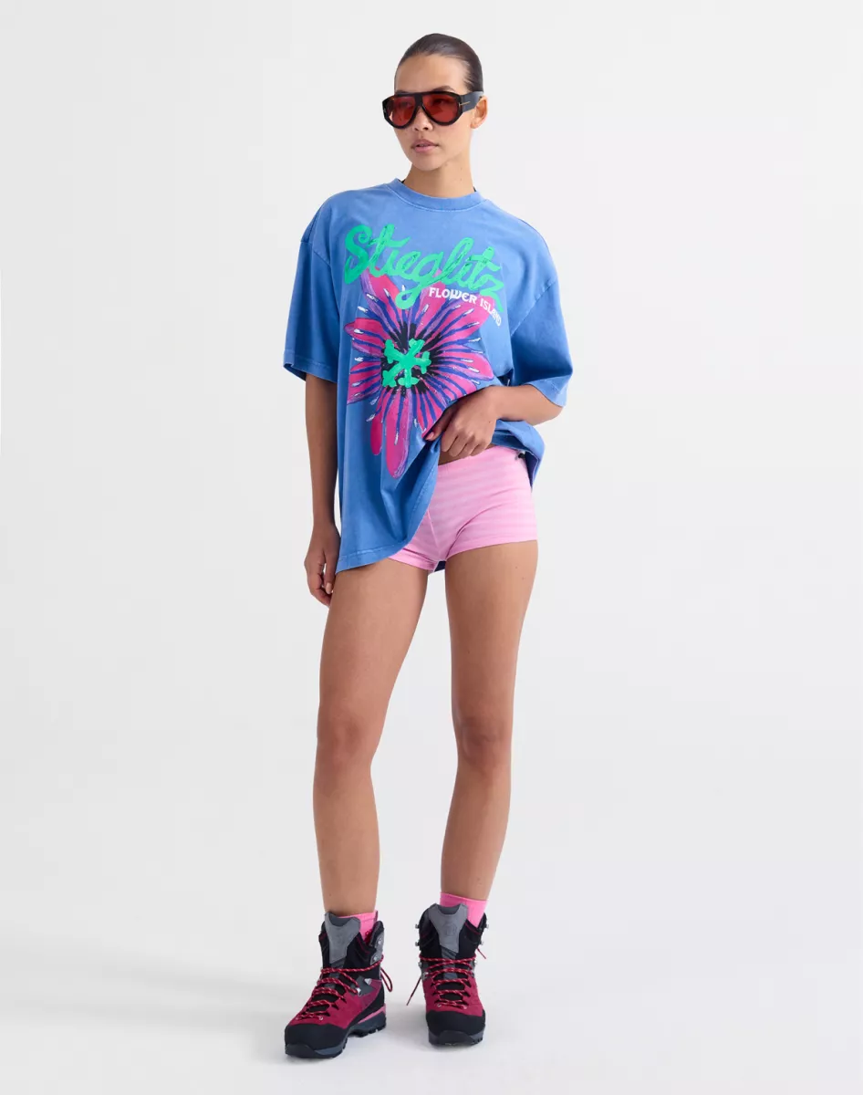 Stieglitz | T-shirt | Blauw | Elida Oversized T-shirt 4 Stieglitz Stieglitz | T-shirt | Blauw | Elida Oversized T-shirt