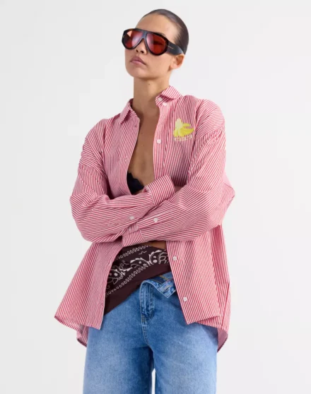 Stieglitz Stieglitz | Blouse lange mouw | Rood | Lua Blouse